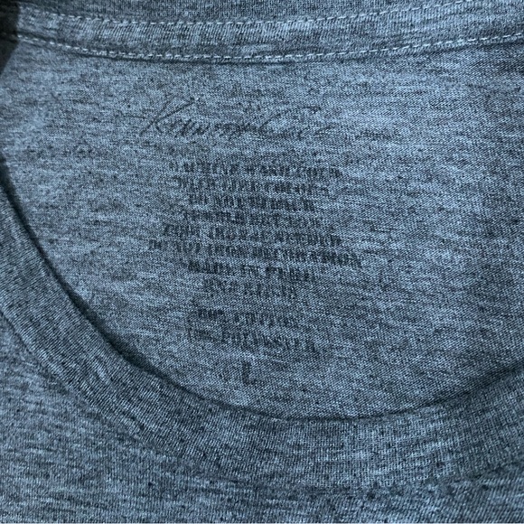 Kenneth Cole T-Shirt in Dark Gray Size Large - Picture 4 of 5
